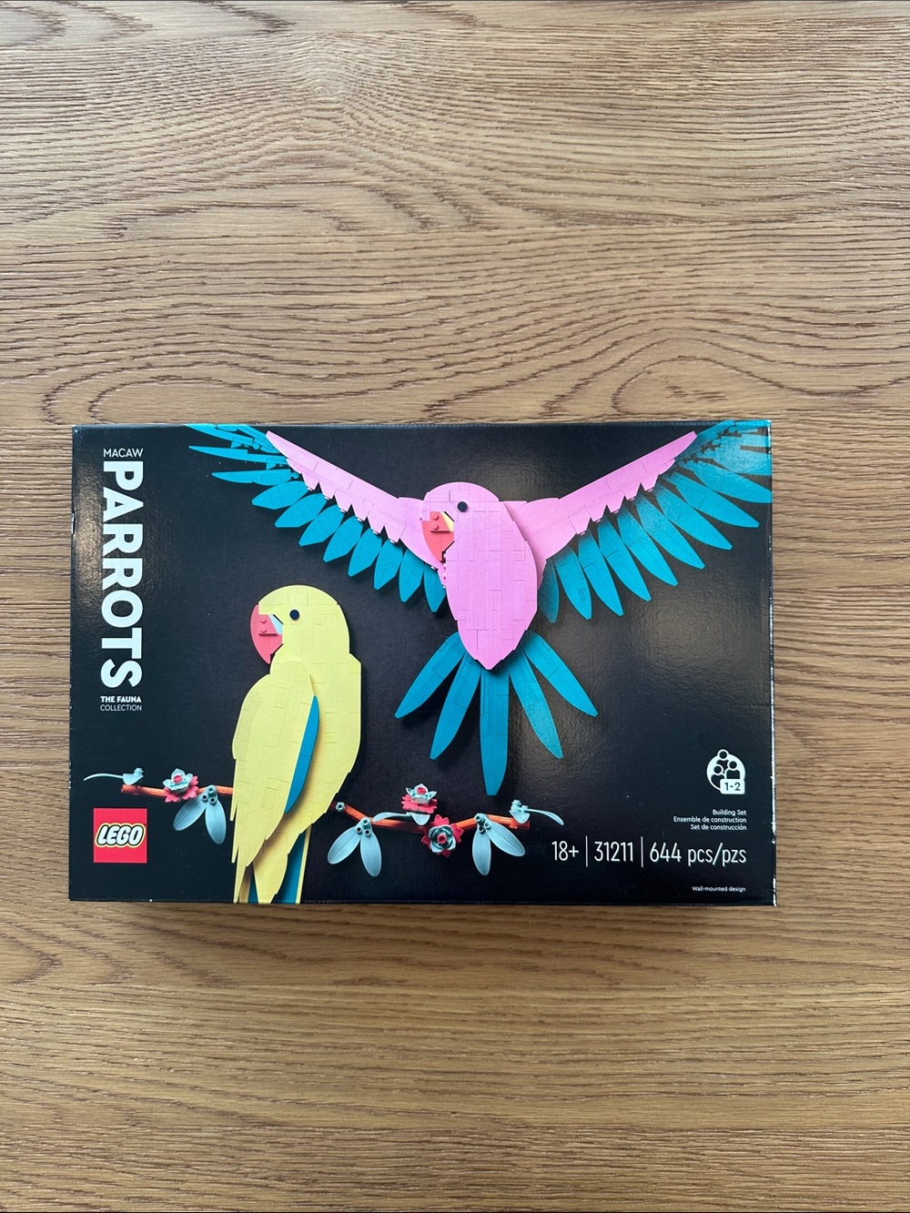 LEGO Art The Fauna Collection – Macaw Parrots, set #31211 RETIRED